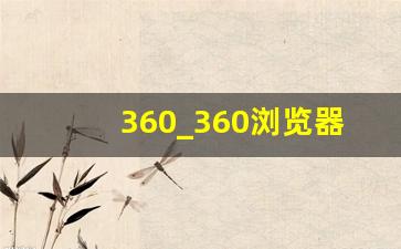360_360浏览器网页版入口